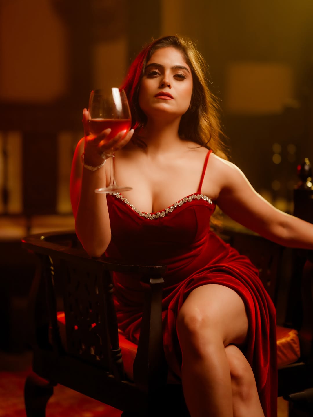 Naina Ganguly Stunning Red Velvet Look: Telugu Actress Career, Movies and Web Series Journey