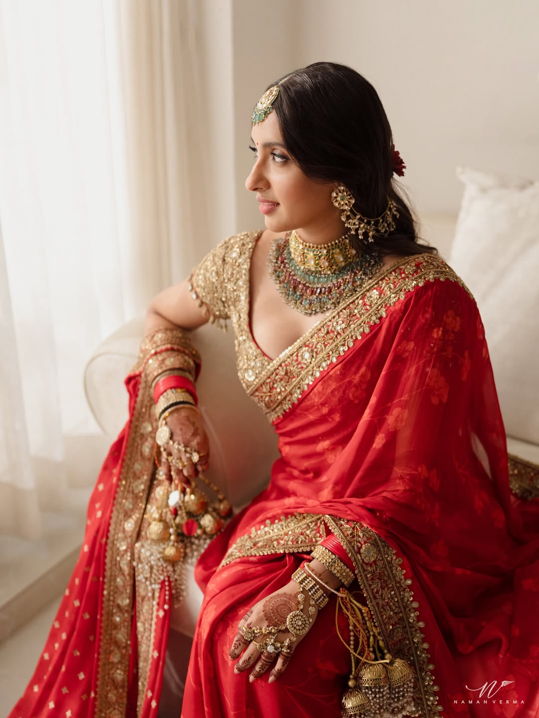 Akansha Ranjan Kapoor Creates a Dreamy Bridal Look with Vintage Elegance