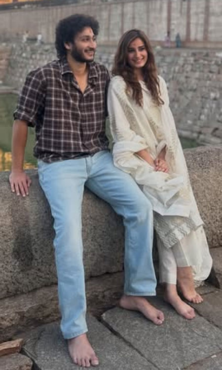 Rasha Thadani Shares Cute BTS to Wish Co-Star Jaya Krishna