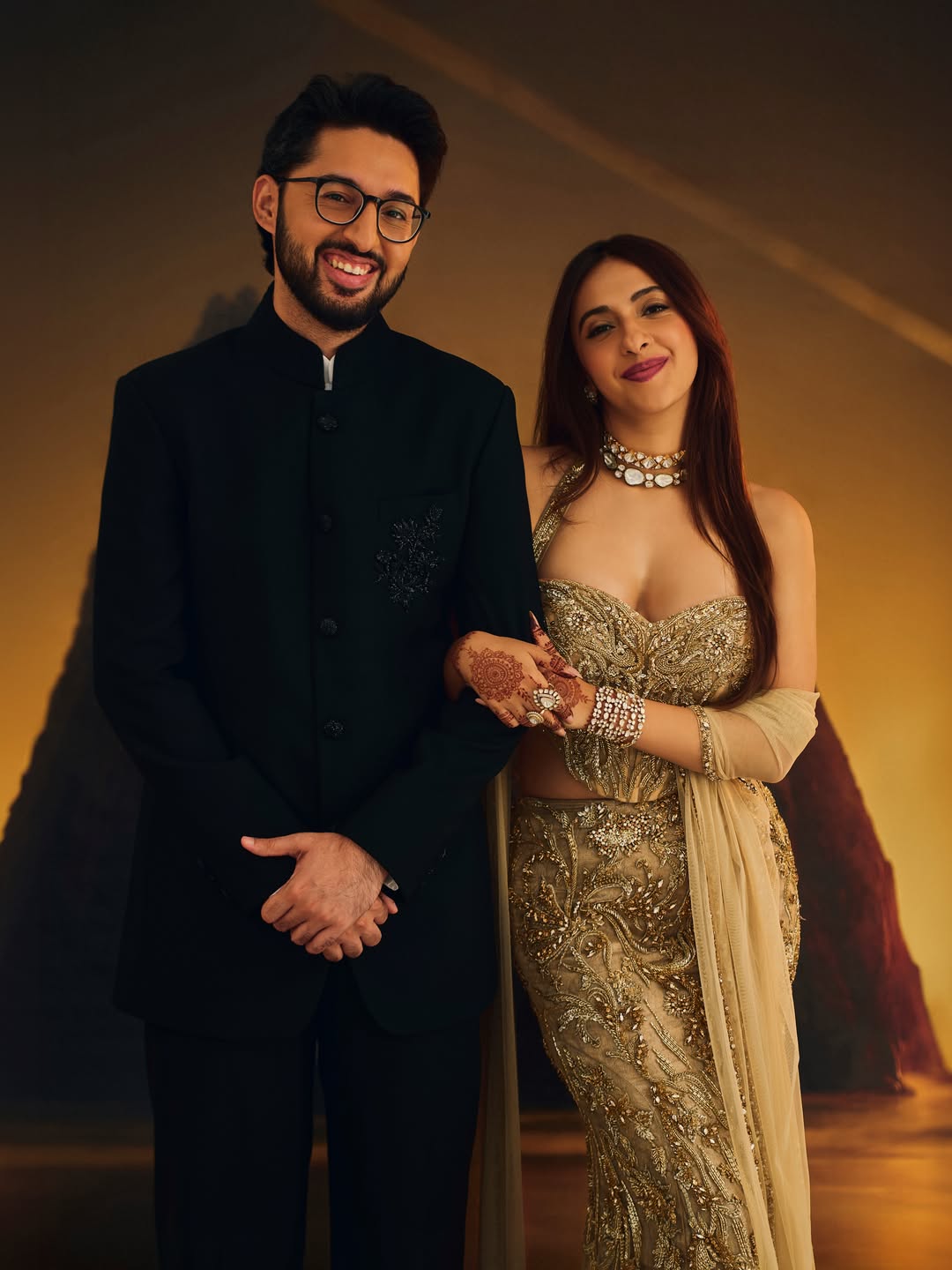 Akansha Ranjan and Sharan Sharma Redefine Modern Royalty at Their Star-Studded Reception