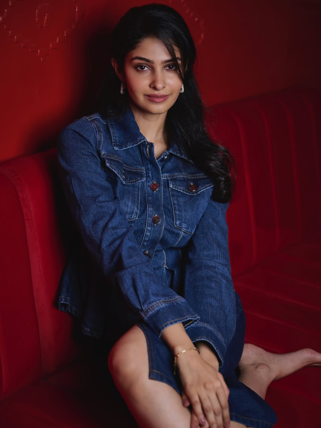 Manasa Varanasi Serves Elegance in Denim Dream Fashion