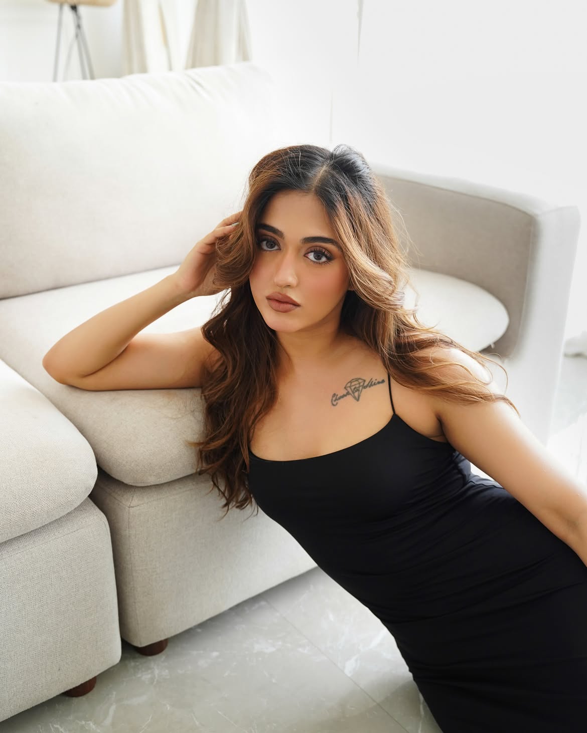 Gayatri Bhardwaj Stuns in a Black Slip Dress