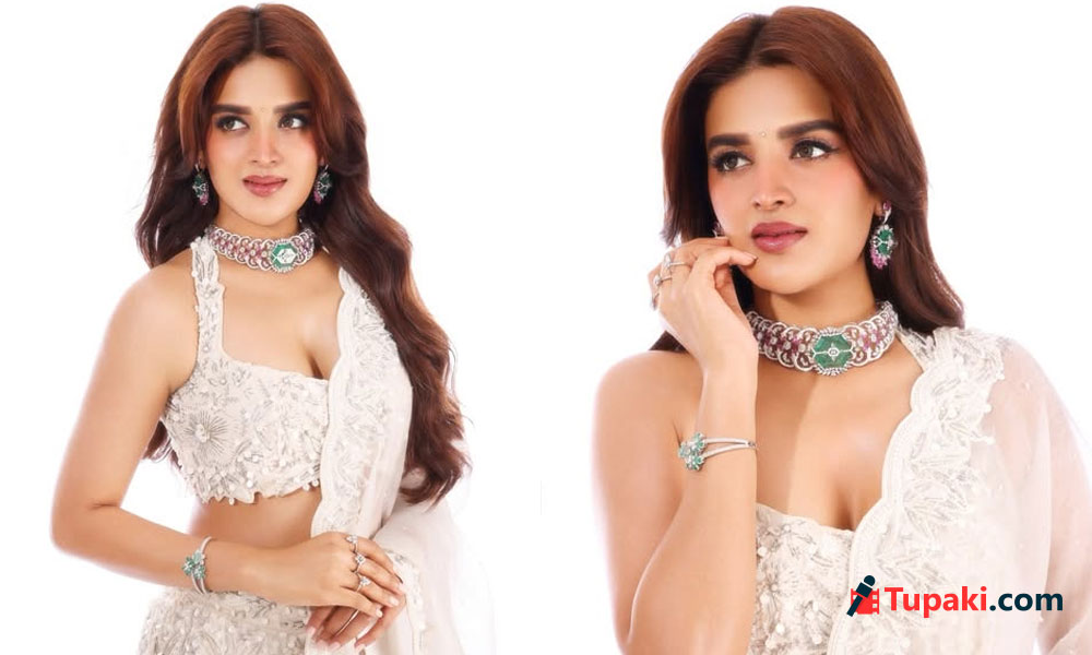 వైట్ డ్రెస్‌లో క్యూట్‌గా మెరిసిన నిధి అగర్వాల్