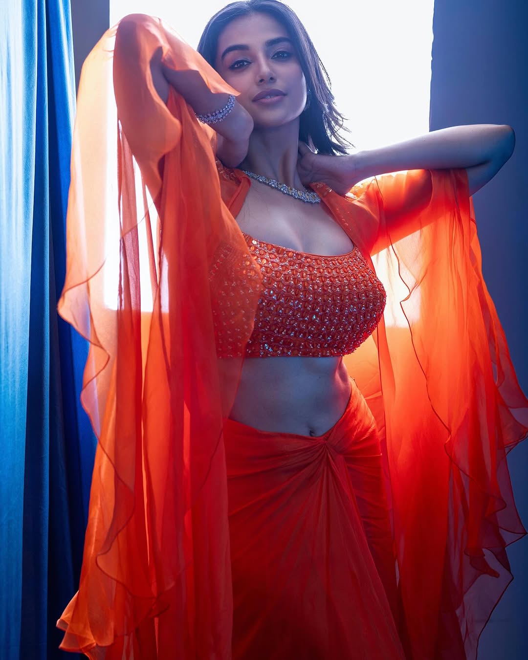 Meenakshi Chaudhary’s Sizzling Poolside Glam & Rising Tollywood Career
