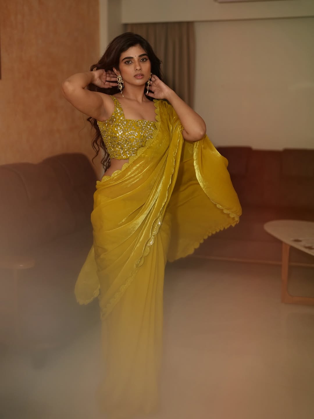 Pragya Nagra Radiates Grace in Stunning Yellow Ethnic Outfit