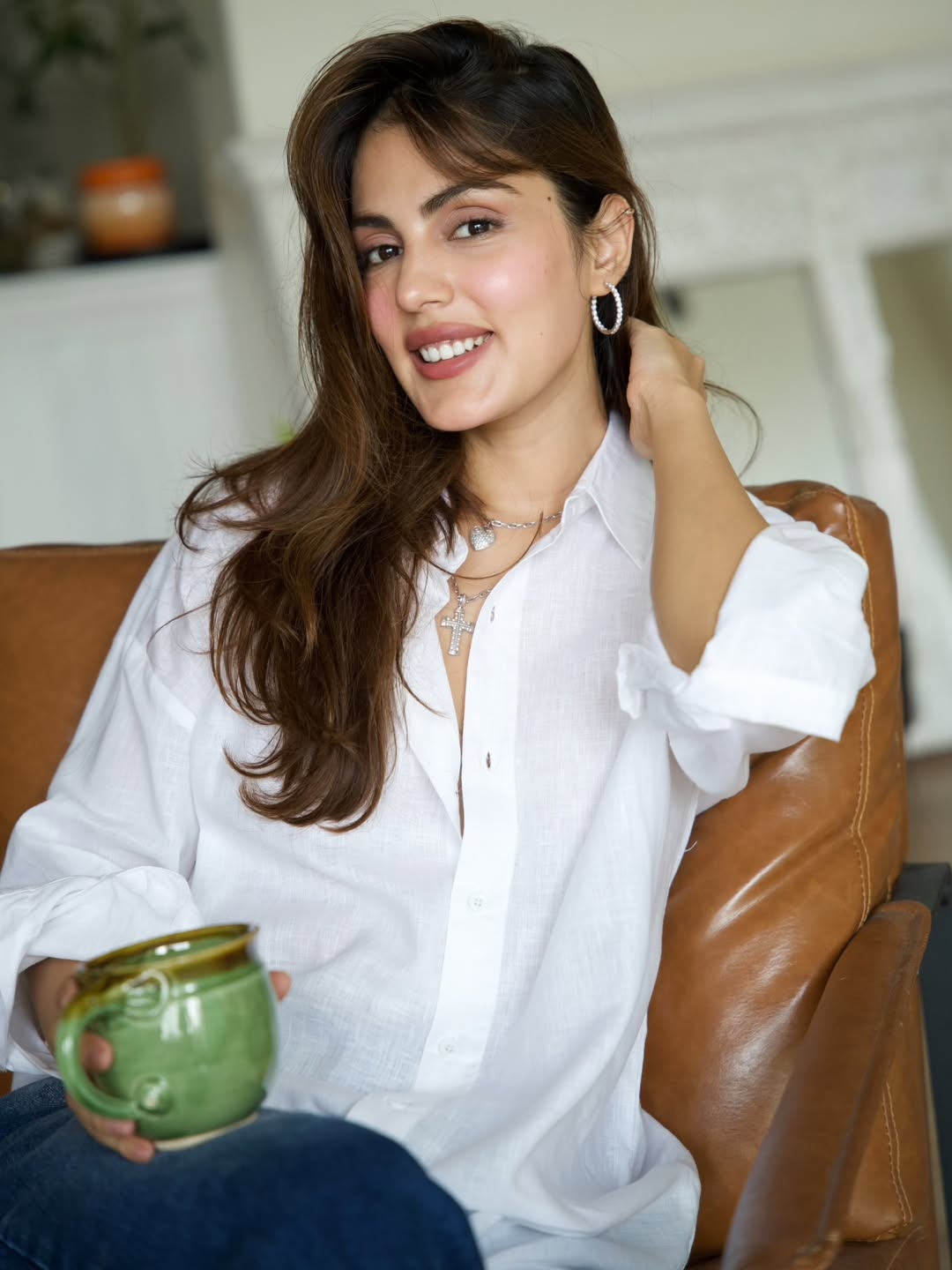Rhea Chakraborty Looks Confident In Elegant Casual Look, Shares Motivational Note