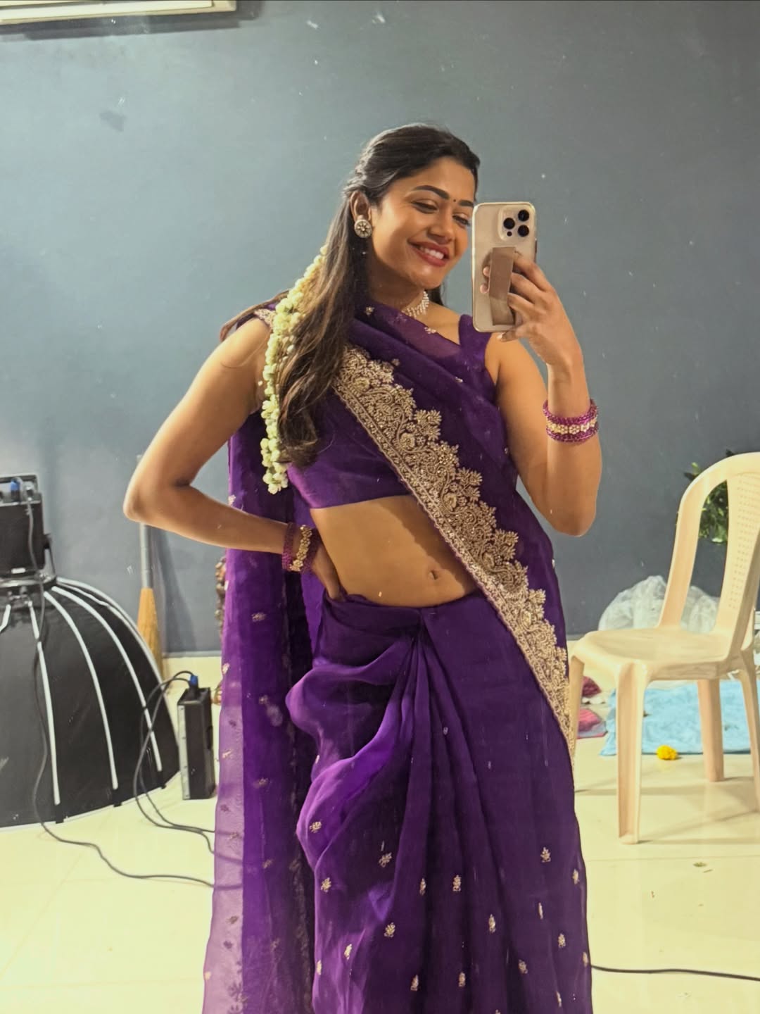 Payal Radhakrishna Radiates Timeless Charm in Purple