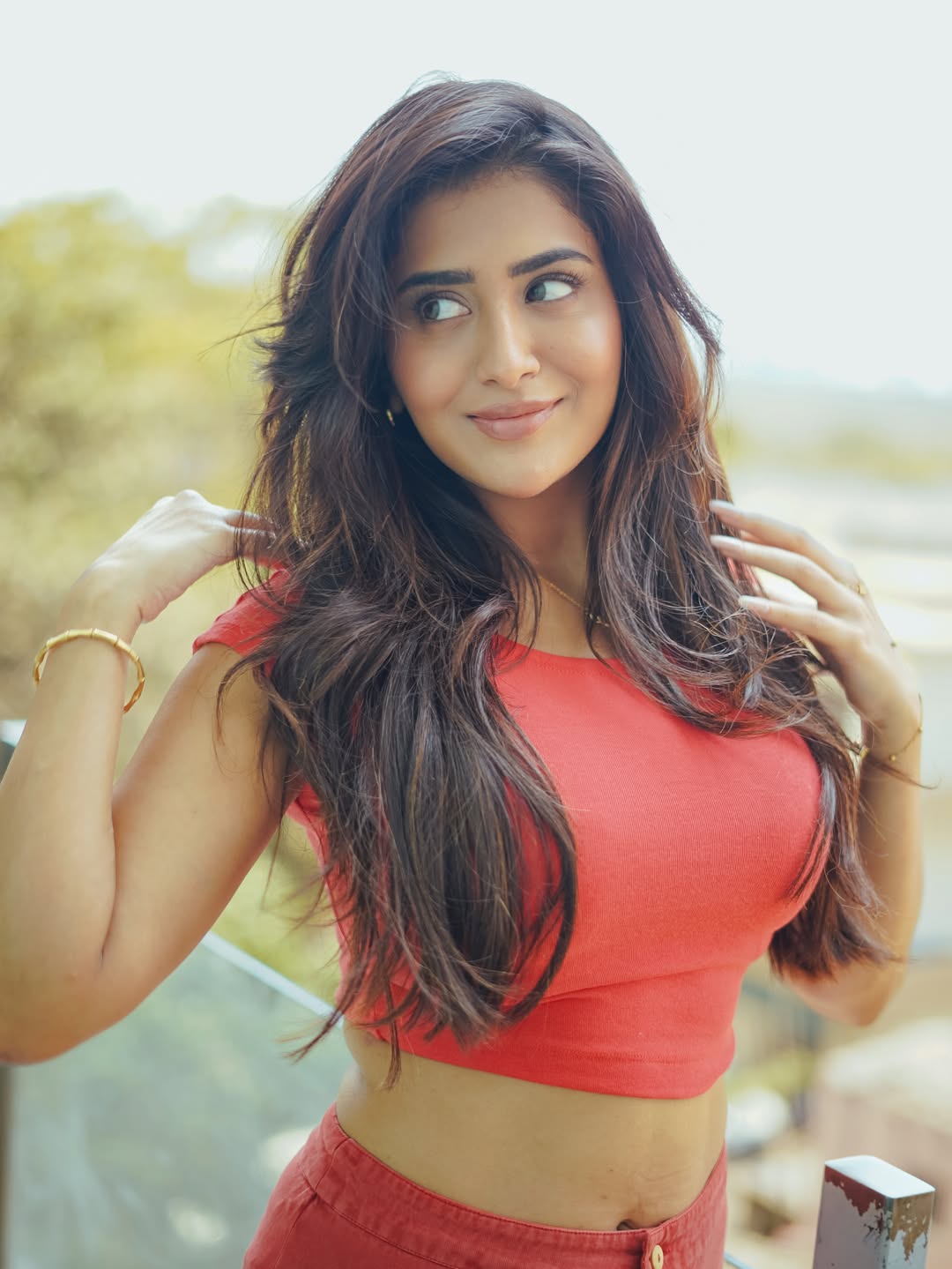 Rashi Singh Stuns in Elegant Red Outfit With Summer Fashion Goals