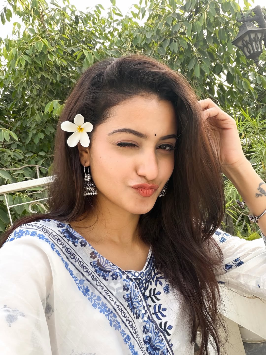 Deepika Pilli Brightens the Day with a Wink