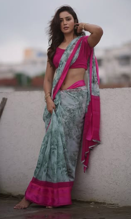 Anaira Gupta as Monsoon Muse  in Stunning Saree Photoshoot