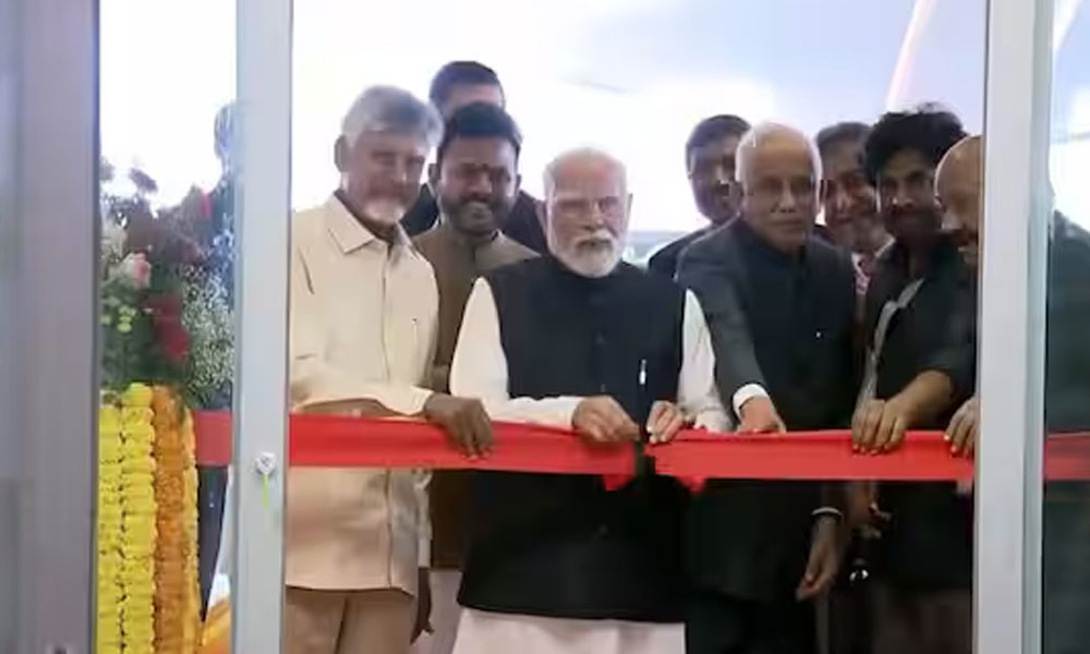 Official: Modi Launches Bhogapuram International Airport in AP! Official: Modi Launches Bhogapuram International Airport in AP!