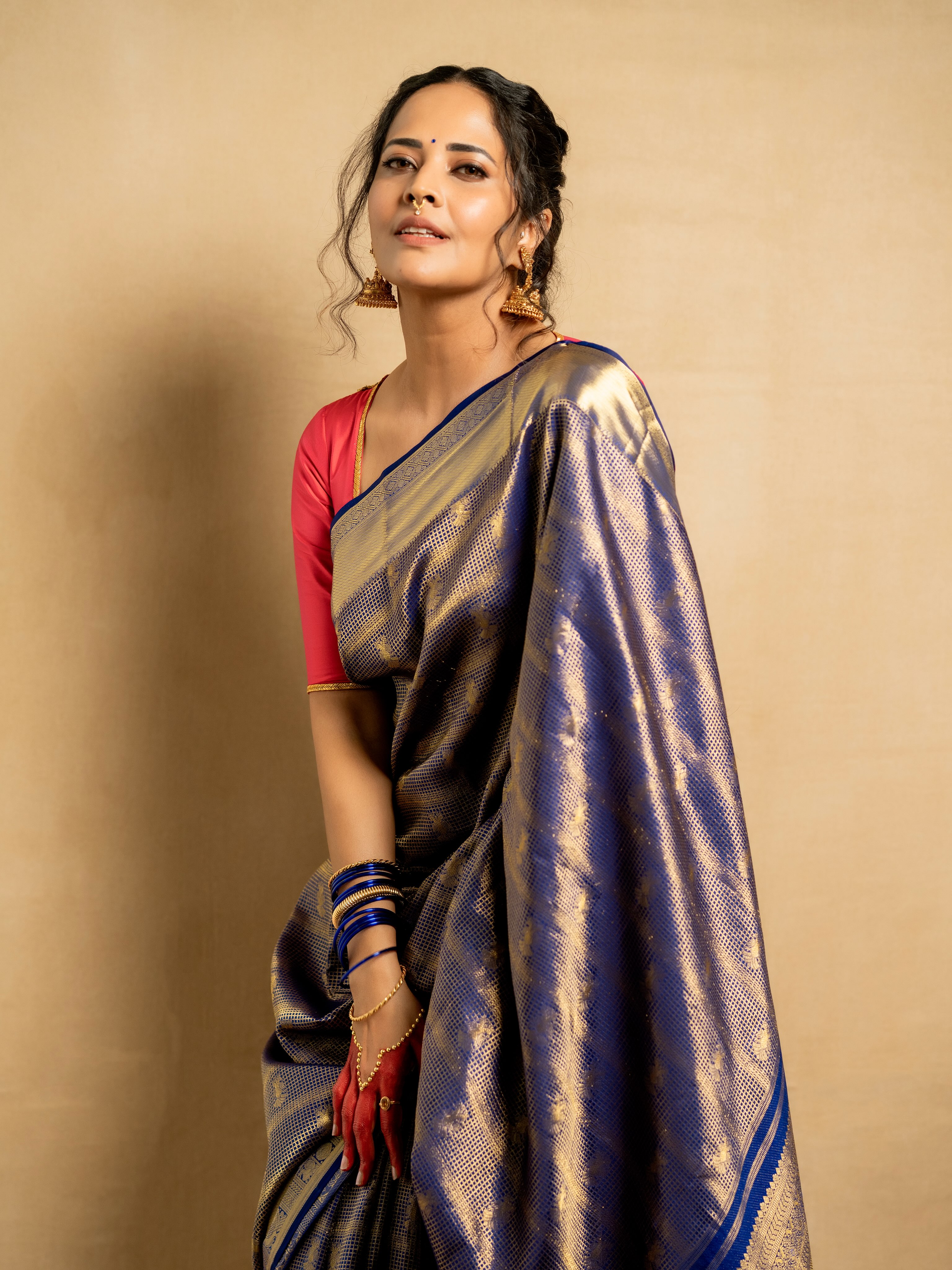 Anasuya Bharadwaj: The Essence of Rukmini in Timeless Glory