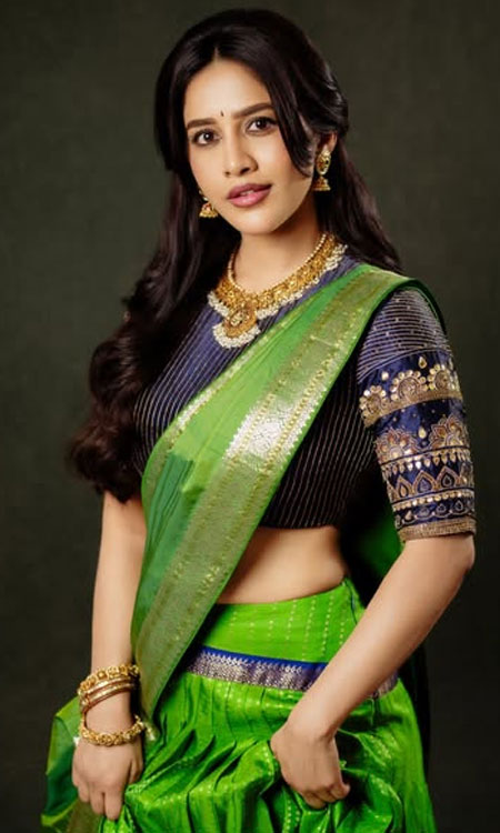 Nabha Natesh Captivates in Vibrant Heritage Style