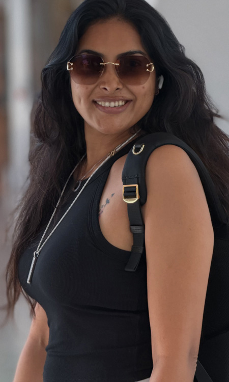 Divi Vadthya Turns Heads With Chic Airport Look on US Vacation