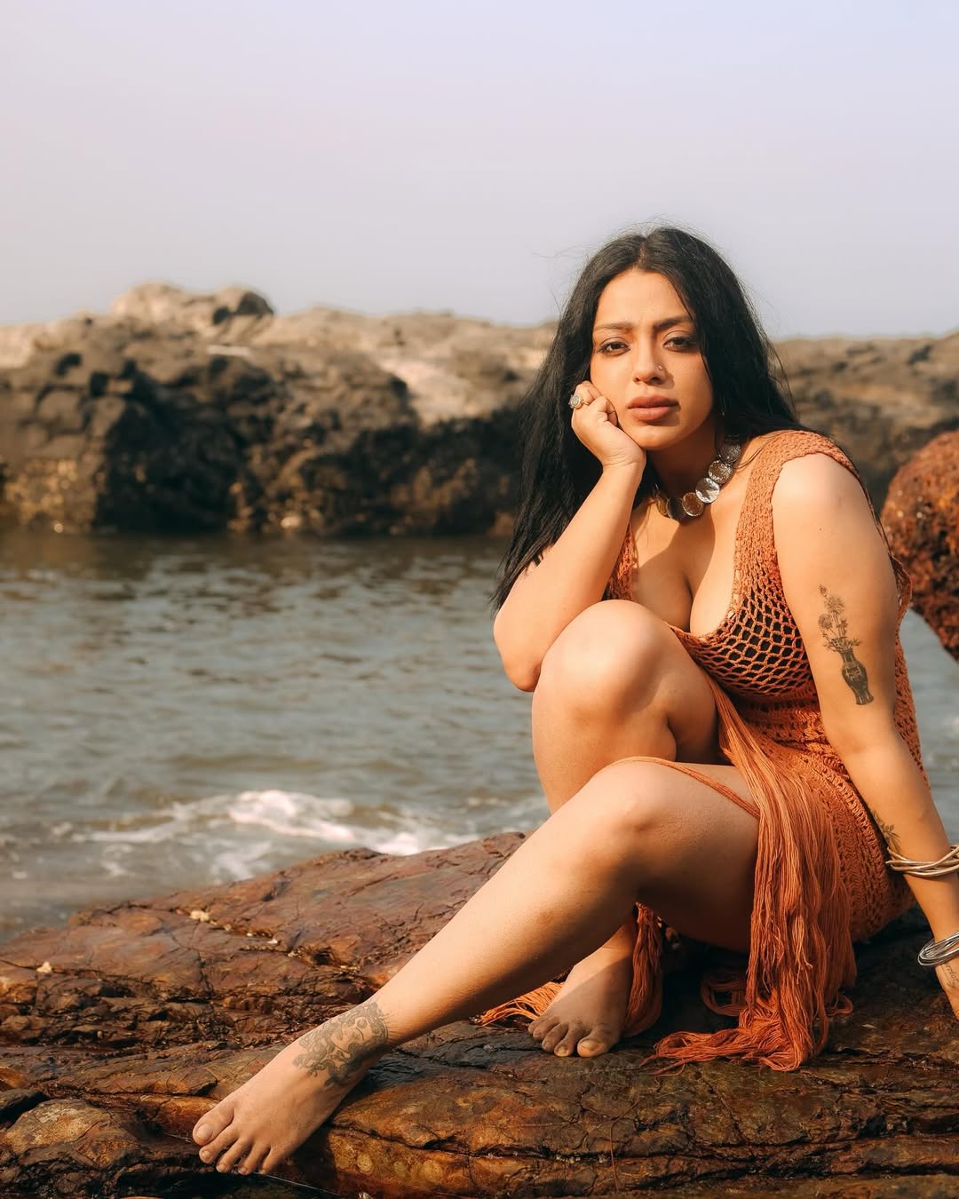 Deviyani Sharma Stuns in Crochet Look with Beachside Confidence and Style