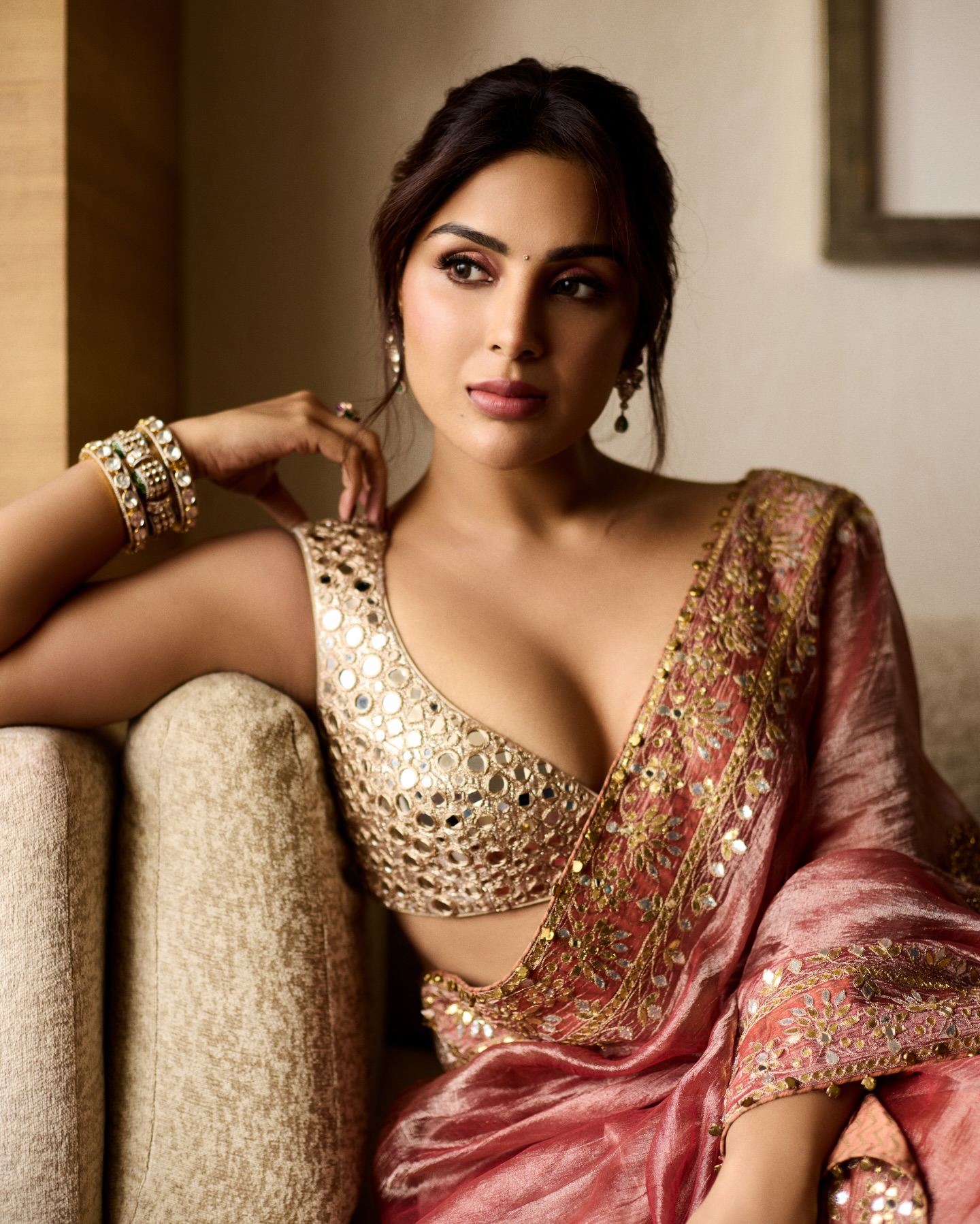 Samyuktha Captivates in Timeless Style