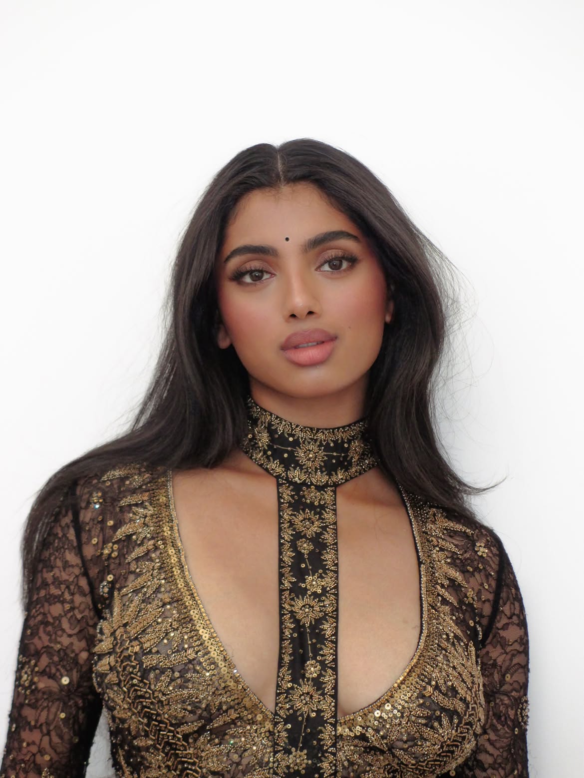 Avantika Vandanapu Stuns in a Glamorous Black and Gold Look