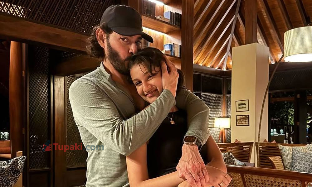 సితారా.. నాన్న మొబైల్ తీసుకుని ఆ రాముడు లుక్ లీక్ చేయమ్మా!