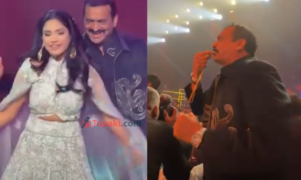 Bandla Ganesh and Daughter Janani Dance Together at Sangeet