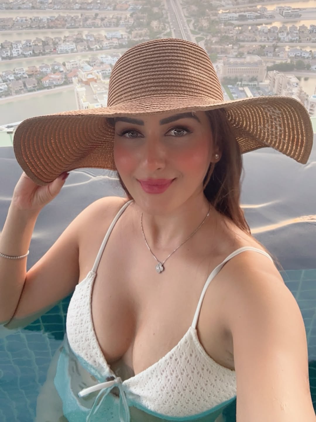 Zaara Yesmin Turns Up the Heat in Stunning Poolside Look