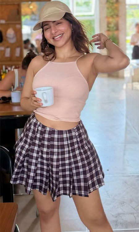 Iswarya Menon Defines Preppy Chic in Latest Cafe Clicks