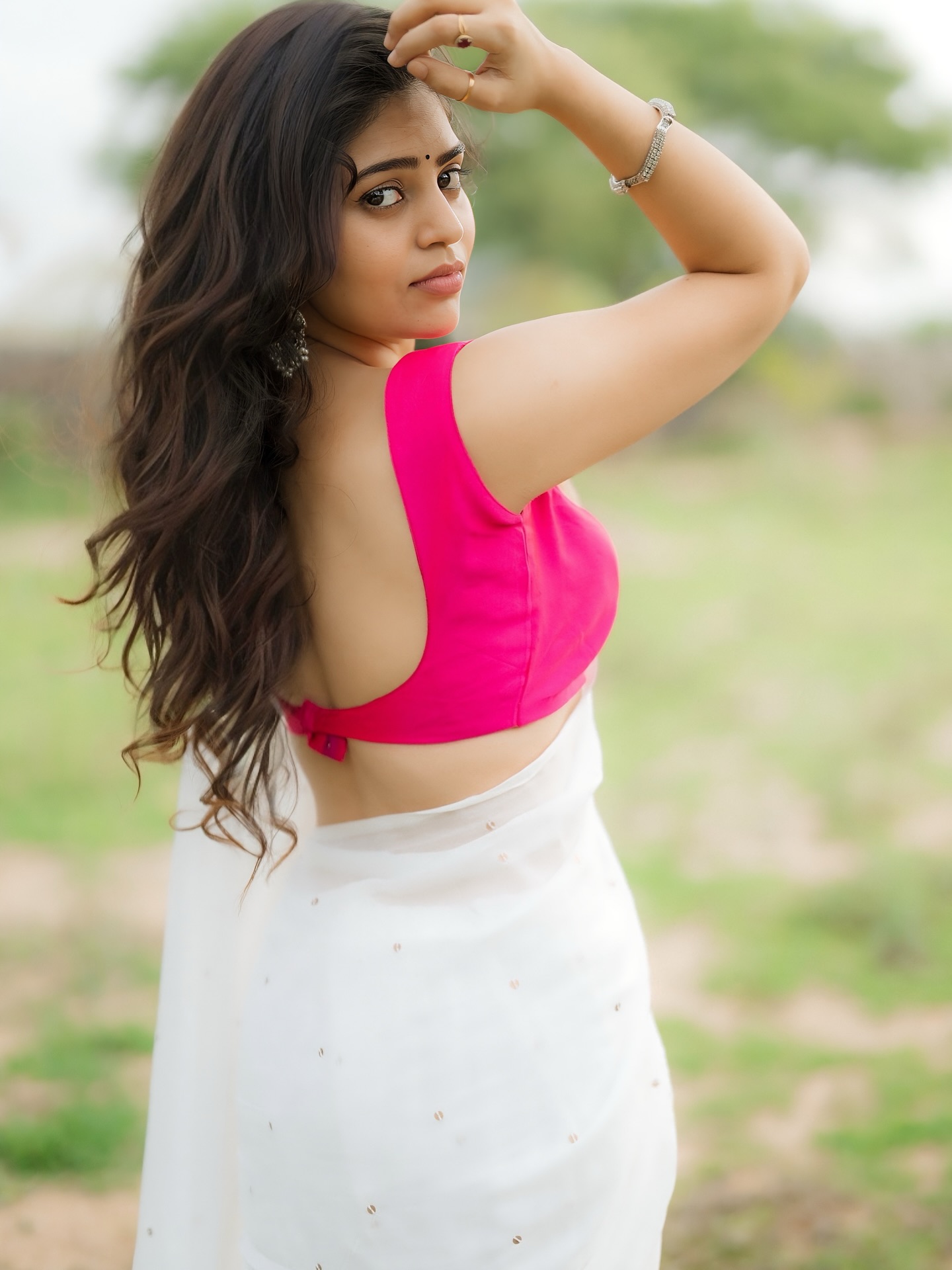 Bandhavi Sridhar Radiates Grace in Stunning Traditional Saree Look