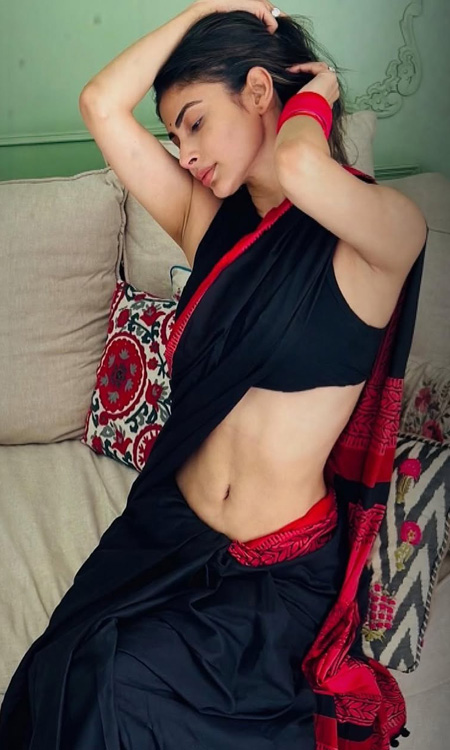 Mouni Roy Turns Heads With Her Glamorous Traditional Avatar
