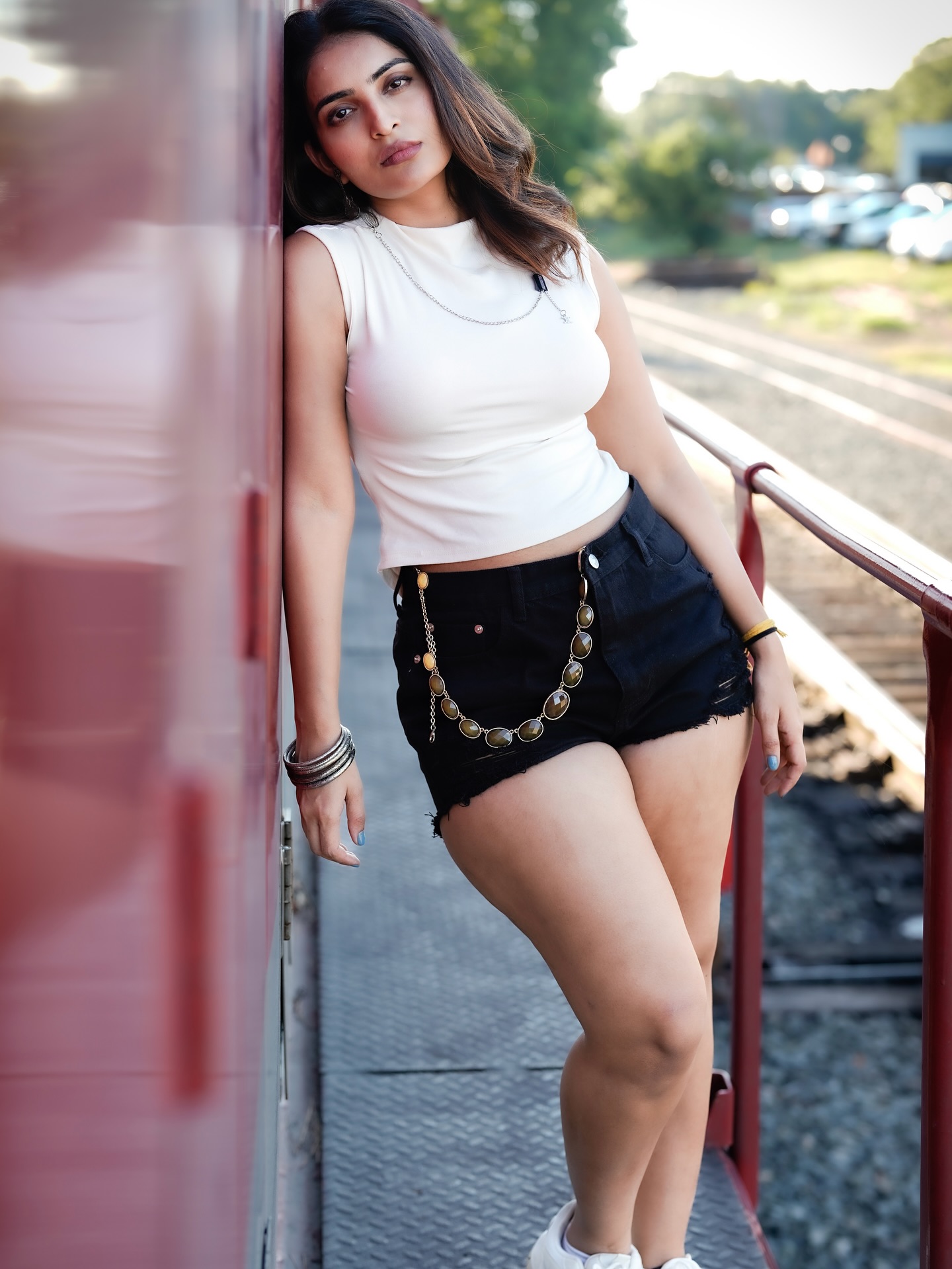 Ananya Nagalla Turns Heads With Her Striking Outdoor Avatar