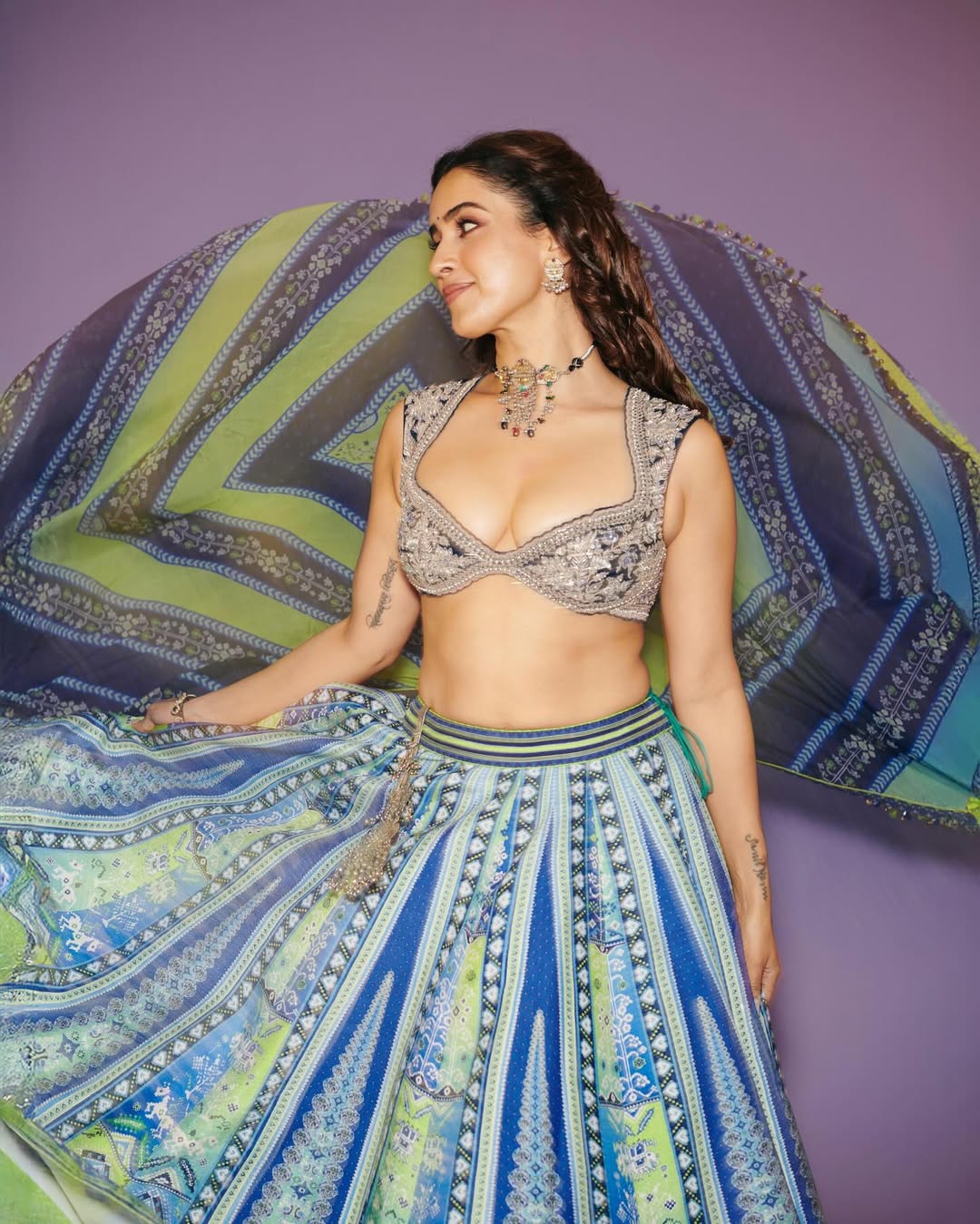 Sanya Malhotra A Blend of Bohemian Chic and Royal Charm