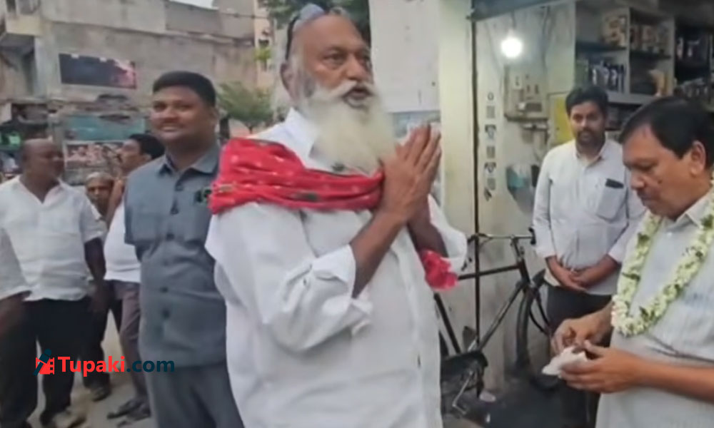 మీకు దండాలు సామీ.. జేసీ ప్రభాకర్ రెడ్డి గాంధీ గిరి!!