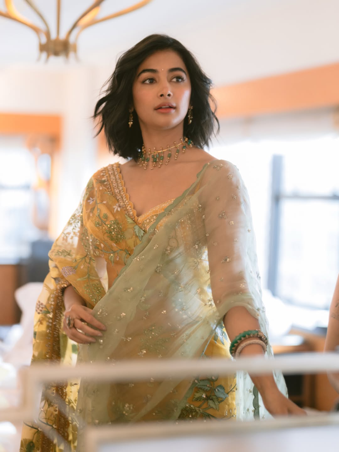 Pooja Hegde Redefines Glamour in Traditional Attire