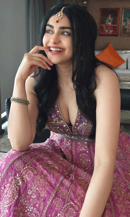 Adah Sharma Stuns in a Regal Purple Lehenga, Fans Can’t Look Away