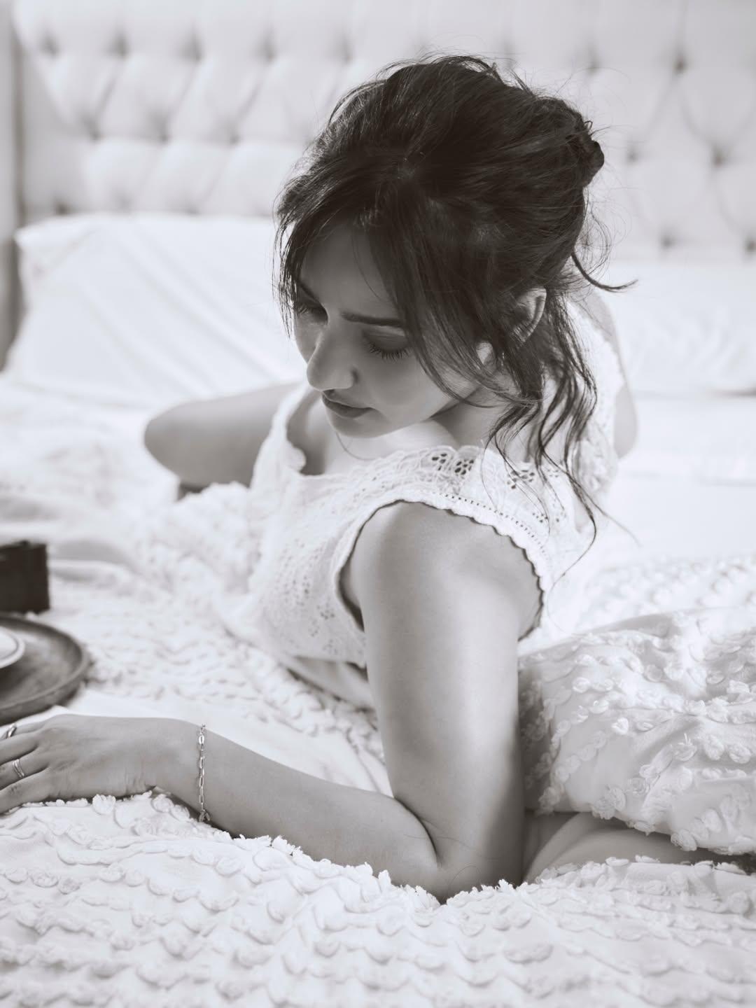 Neha Sharma Exudes Grace in a Serene Black-and-White Look