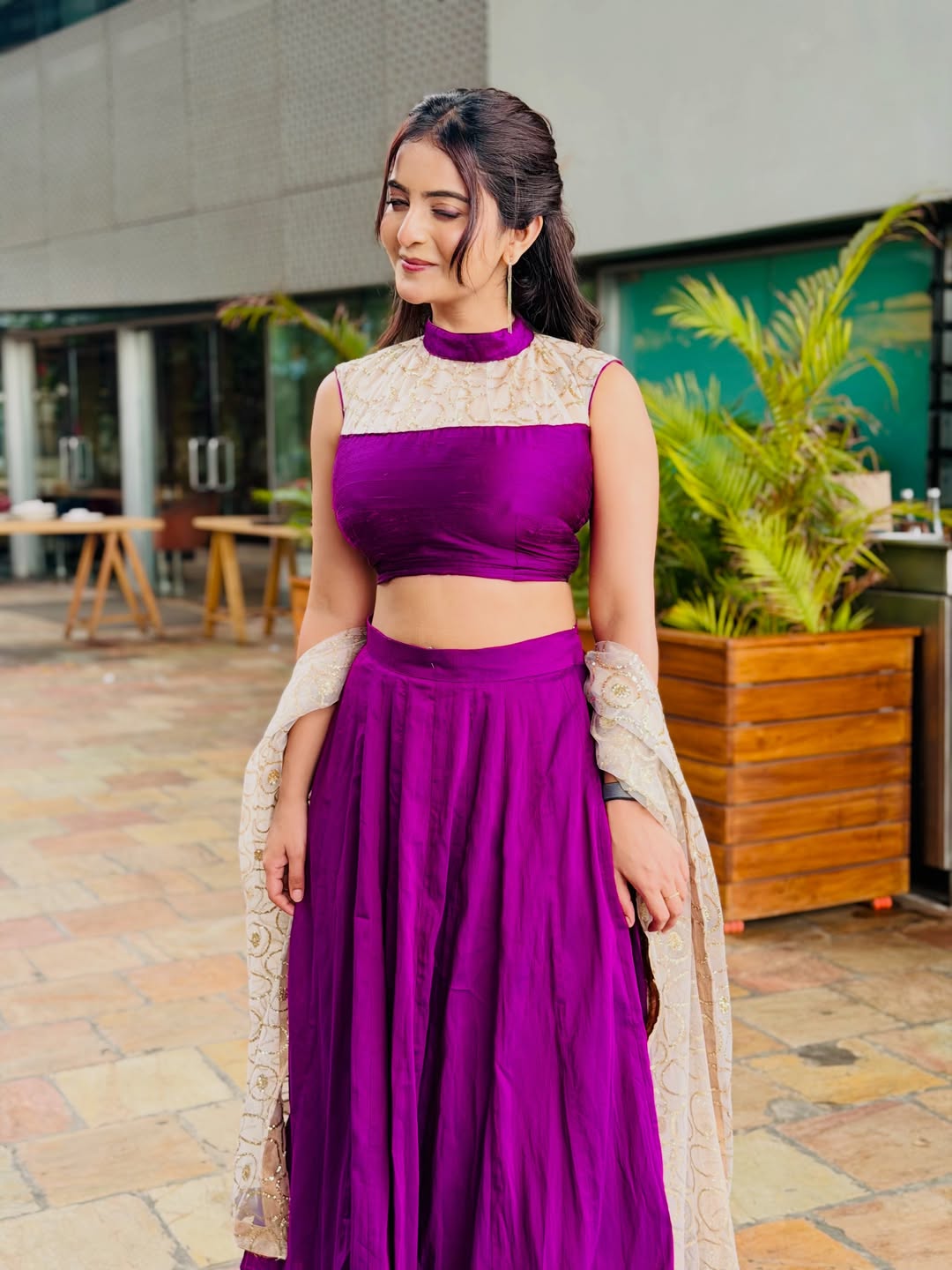 Ananya Nagalla Stuns in Regal Purple