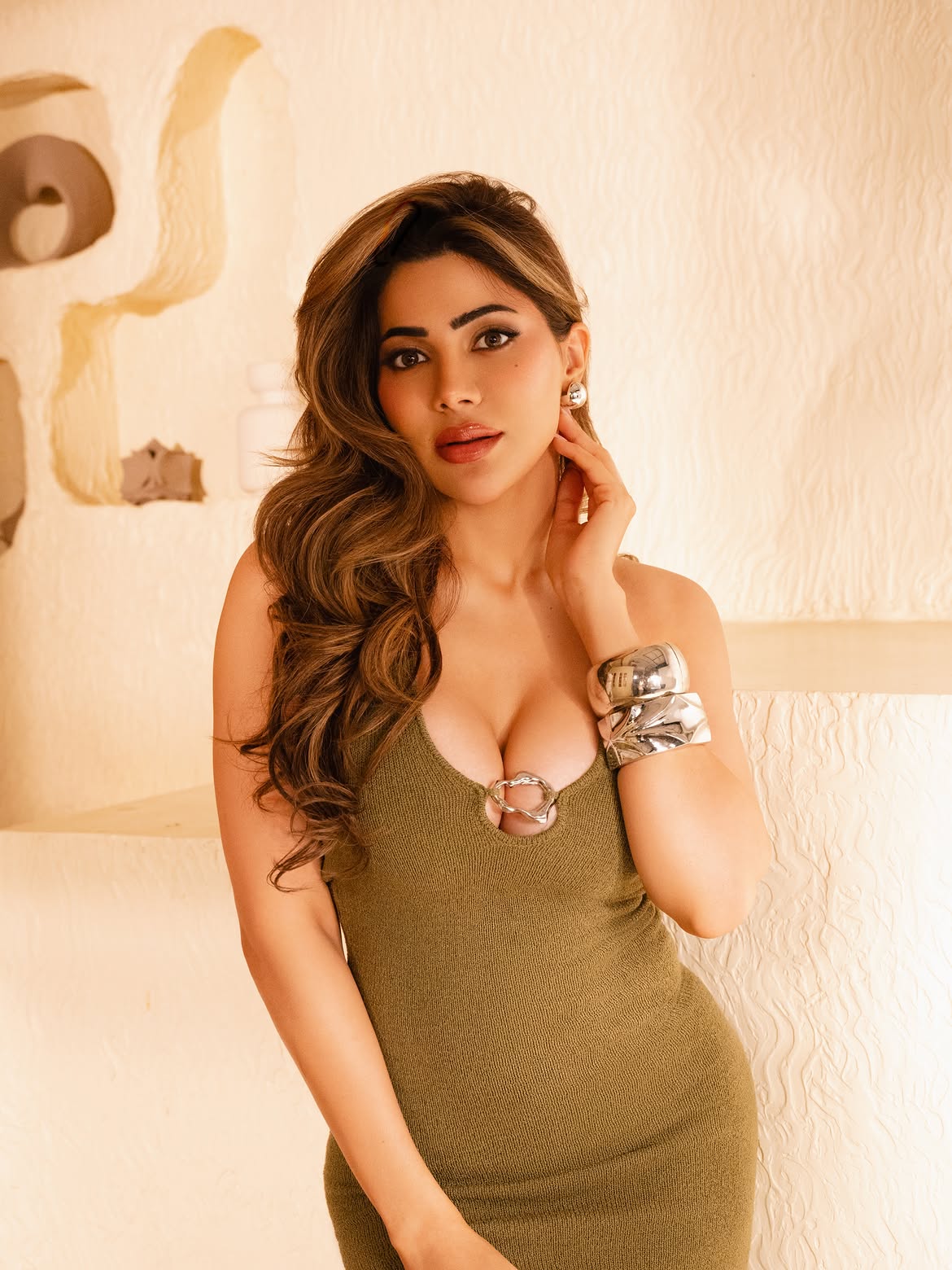 Nikki Tamboli Striking Glamorous Look