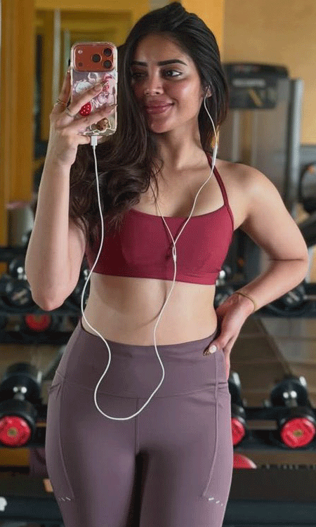 Kushitha Kallapu’s gym selfie showcases her fitness dedication