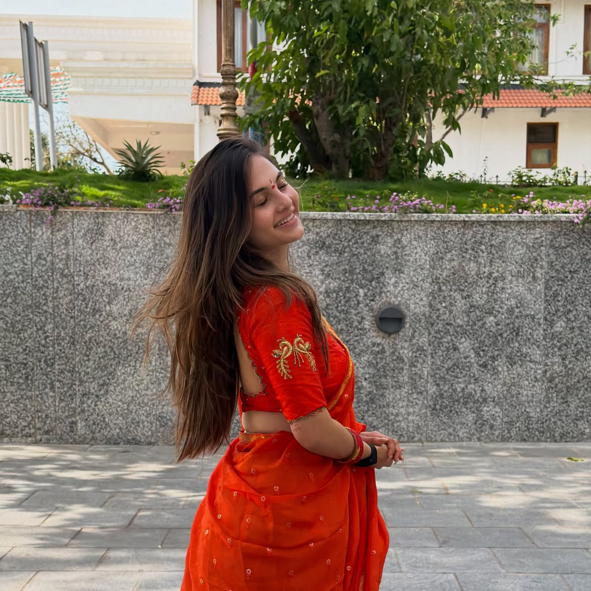 Sai Ramya Pasupuleti Dazzles in Temple Elegance