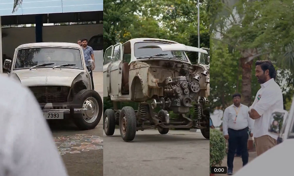 Mohan Babu’s First Car Gets A New Life By Manchu Vishnu