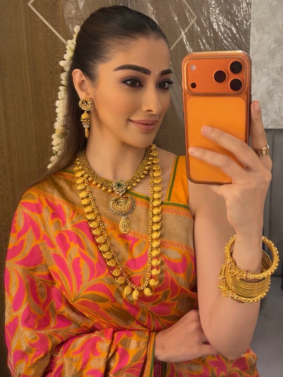 Raai Laxmi Radiates Festive Grace in Stunning Traditional Look