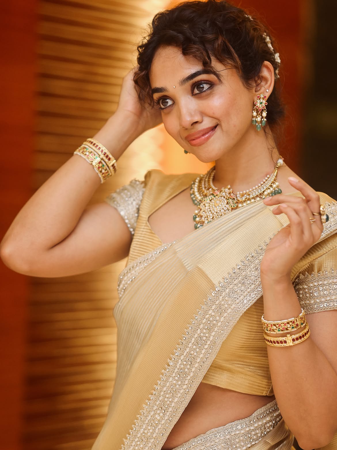 Saanve Megghanas Regal Onam Look