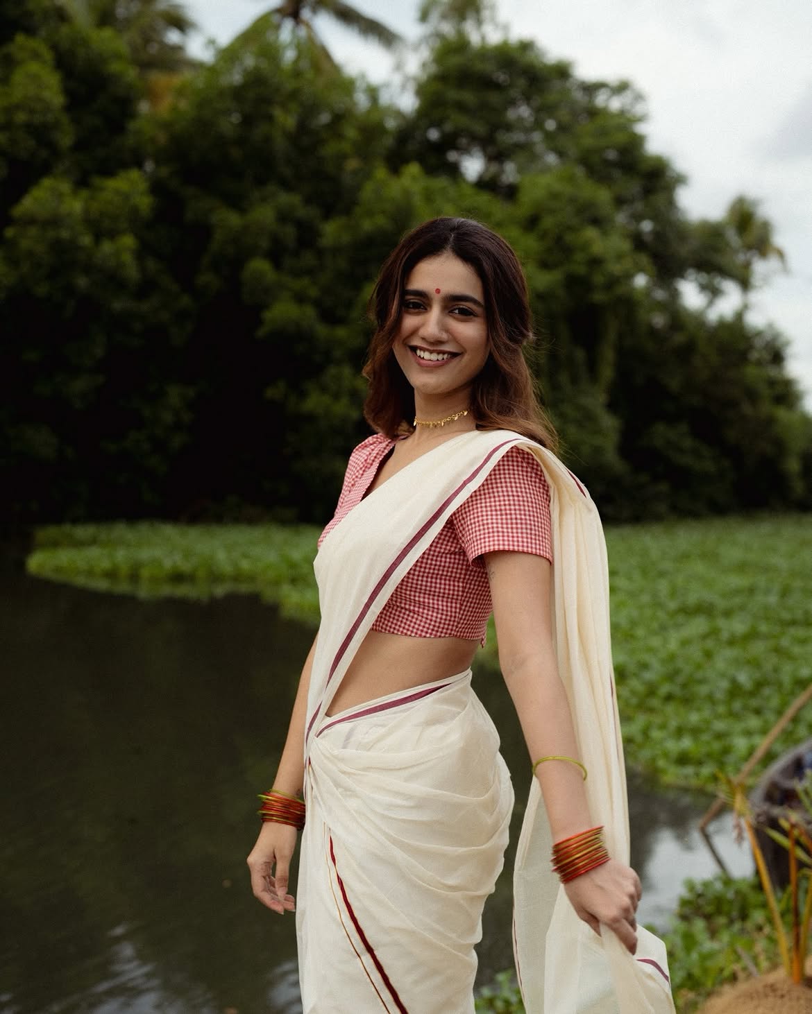 Priya Varriers Elegant Onam Avatar Captures Kerala Beauty