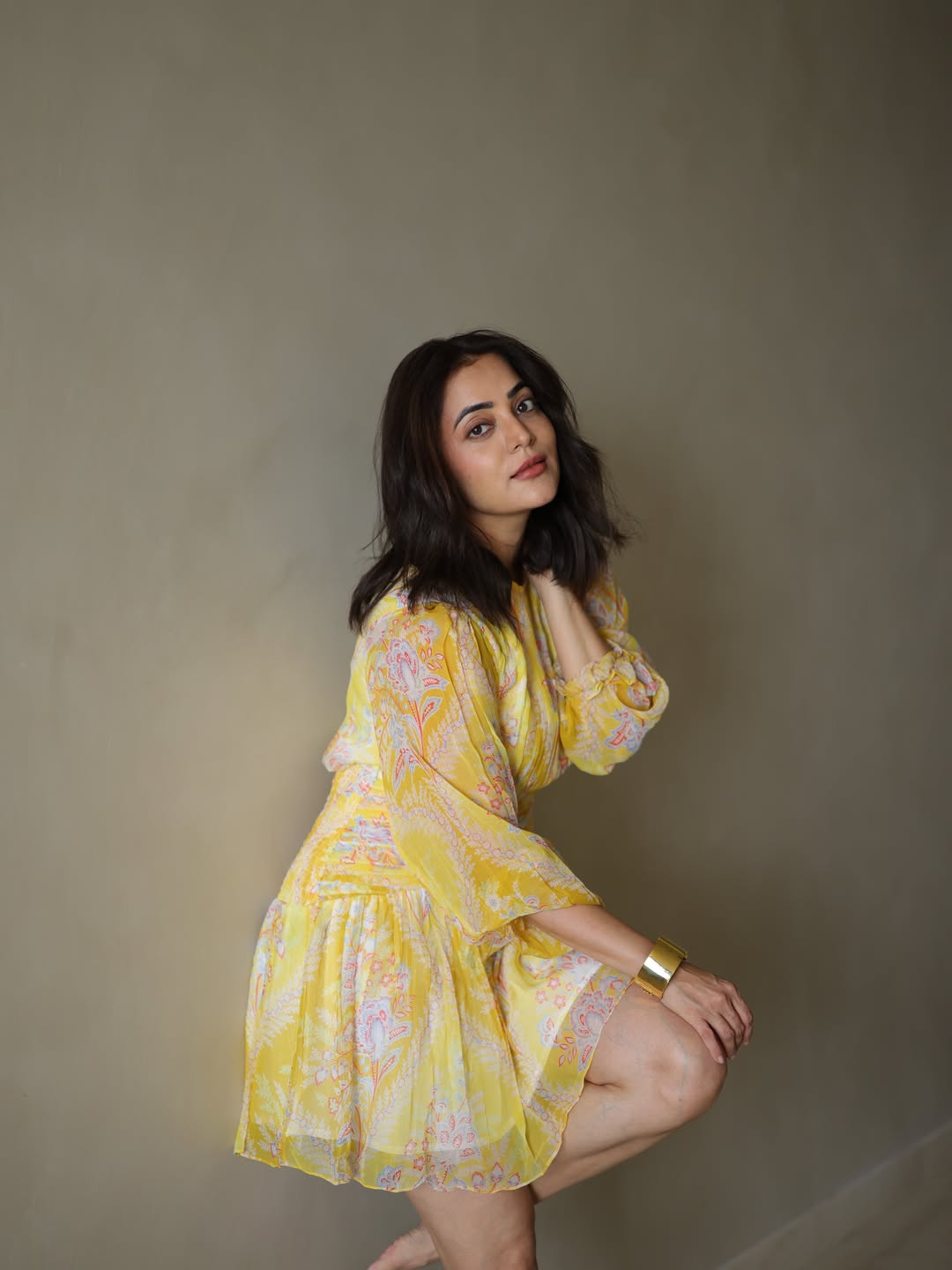 Nisha Aggarwal Radiates Charm in a Stylish Floral Dress