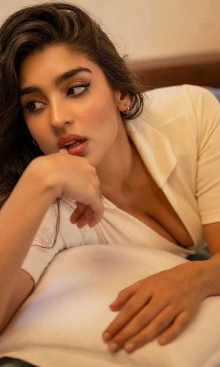 Yukti Thareja Stuns in a Chic Creamy White Look