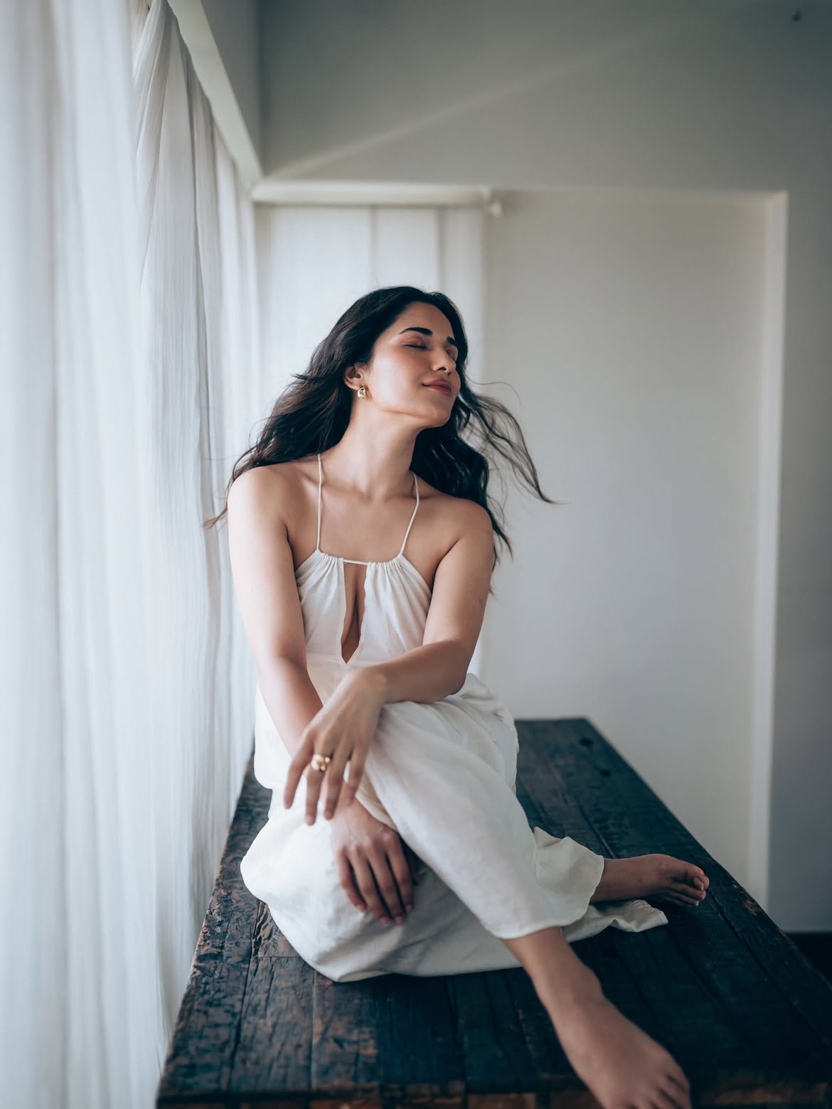 Ruhani Sharma Stuns With Effortless Charm in White
