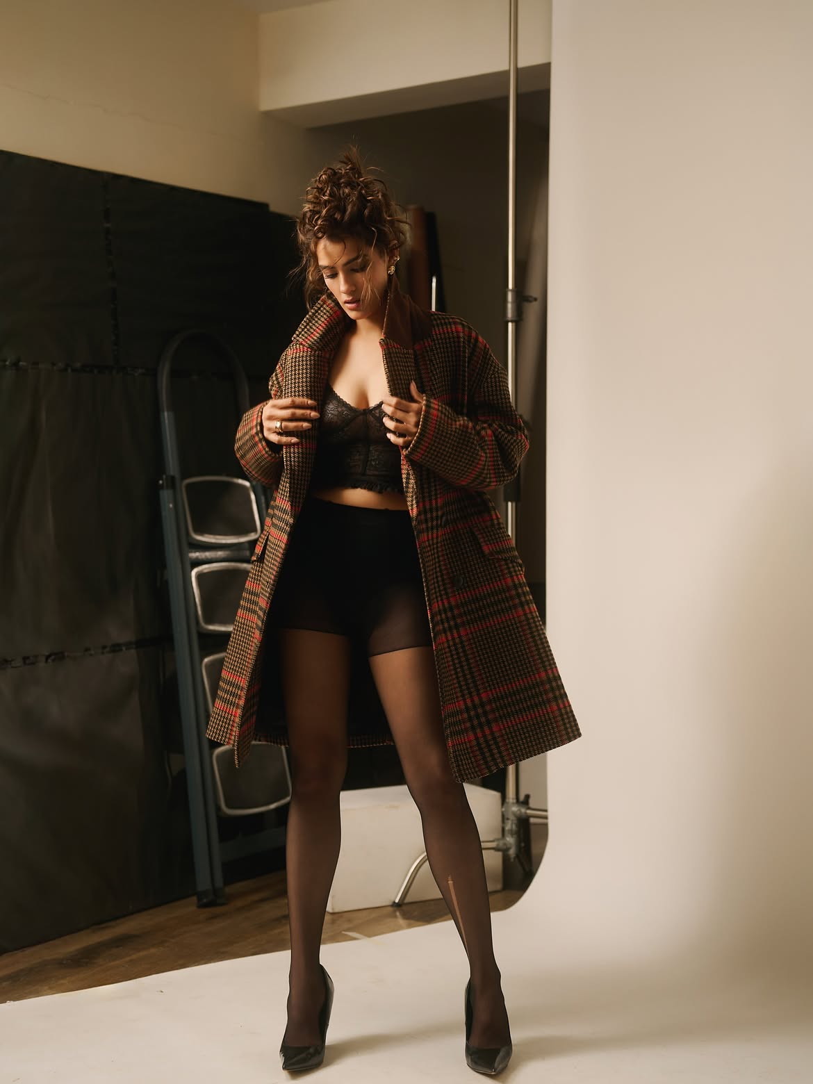 Kavya Thapar Turns Heads With Her Striking Plaid Style