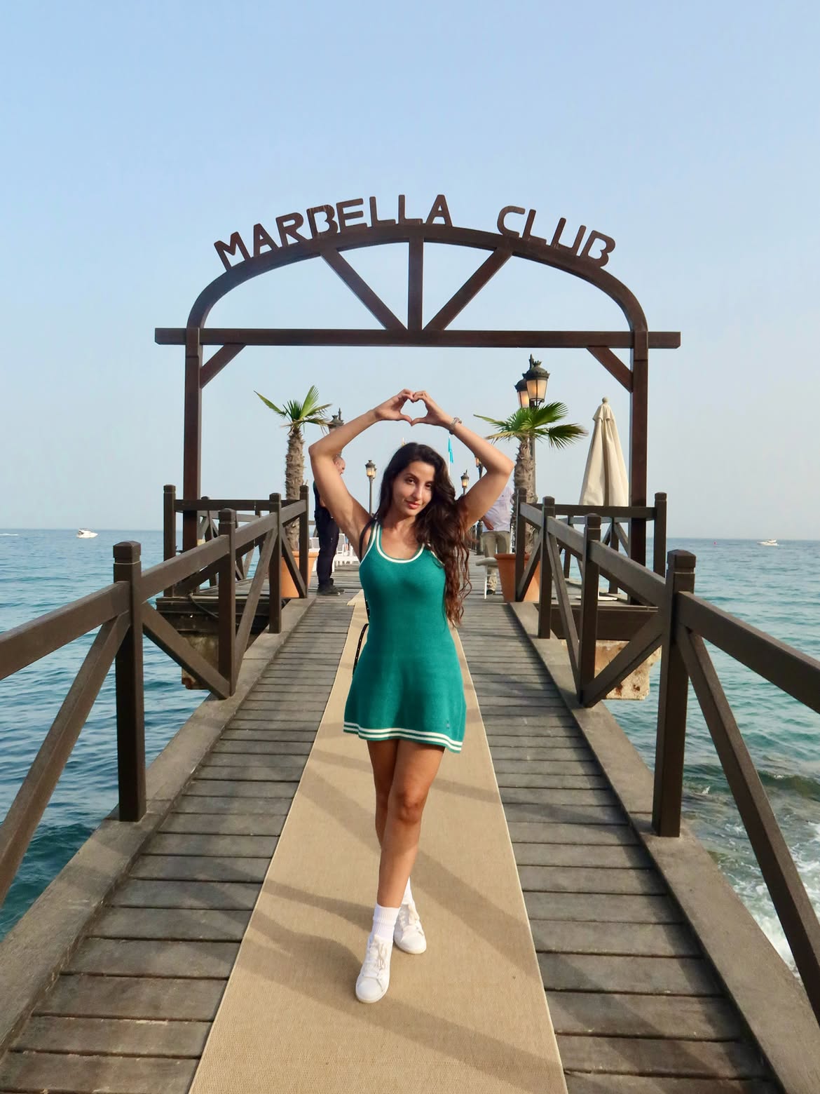 Nora Fatehis Marbella Getaway Look