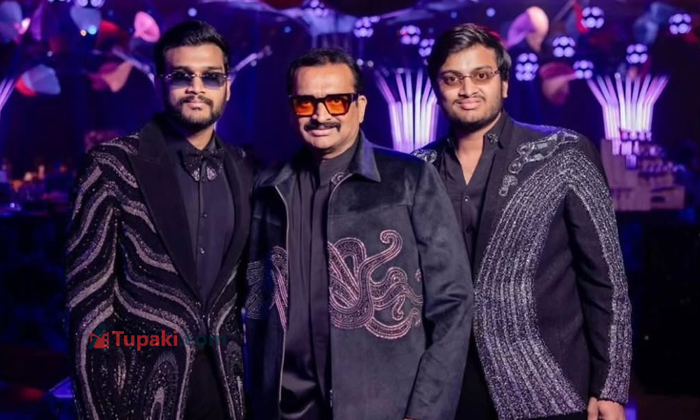 Stylish Father-Sons Picture; Bandla Ganesh’s Birthday Post Goes Viral