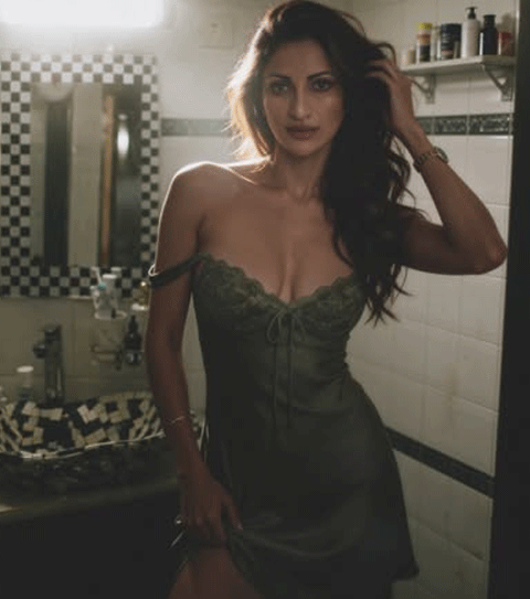 Diksha Singh’s Fight Club Era: Olive Green Intensity