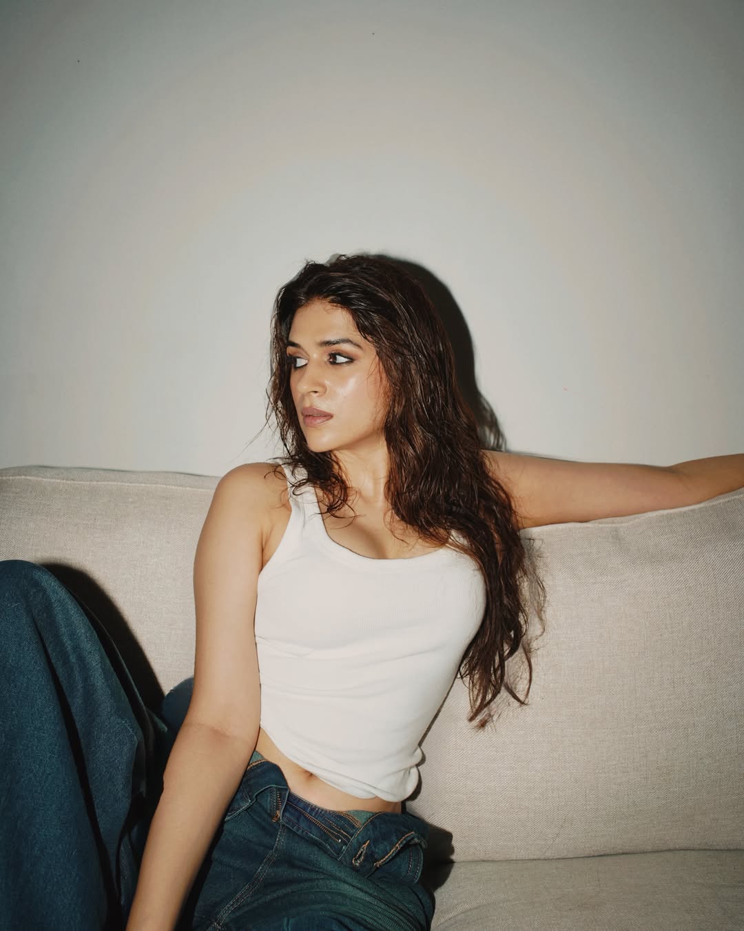 Shraddha Das Exudes Effortless Elegance in This Striking Indoor Look