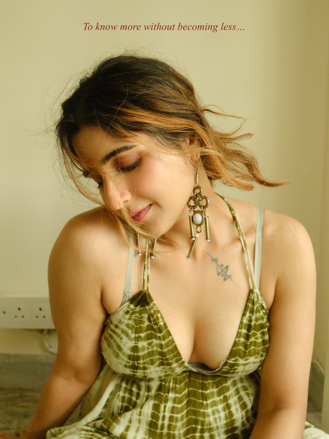 Saloni Batra Stuns in Ethereal Olive Dress as She Embraces Vulnerability and Wonder